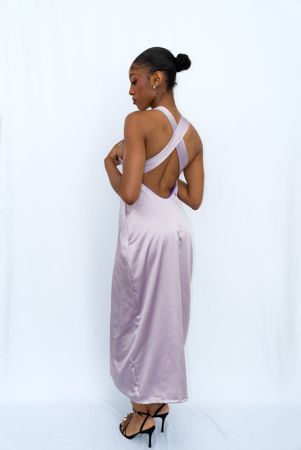 Oceania Satin Slip Dress